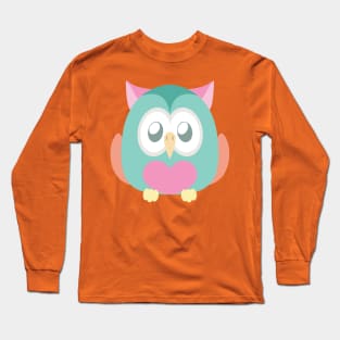 Colorful owl Long Sleeve T-Shirt